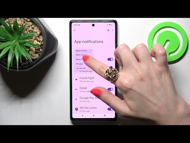 Video thumbnail for GOOGLE PIXEL 6A - How To Turn On & Off App Notifications