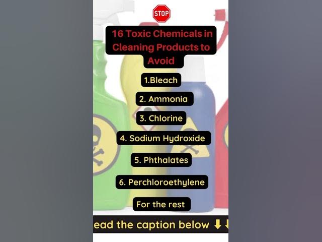 Video thumbnail for 16 Toxic Chemicals in Cleaning Products to Avoid