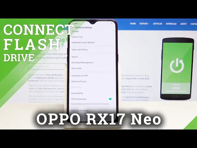 Video thumbnail for How to Activate OTG Connection in Oppo RX17 Neo - Enable OTG Connection