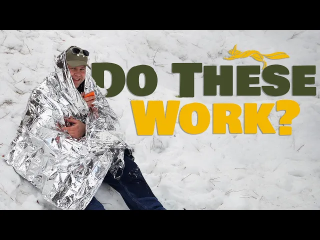 Video thumbnail for Cold Testing Emergency Blankets and Bivvies