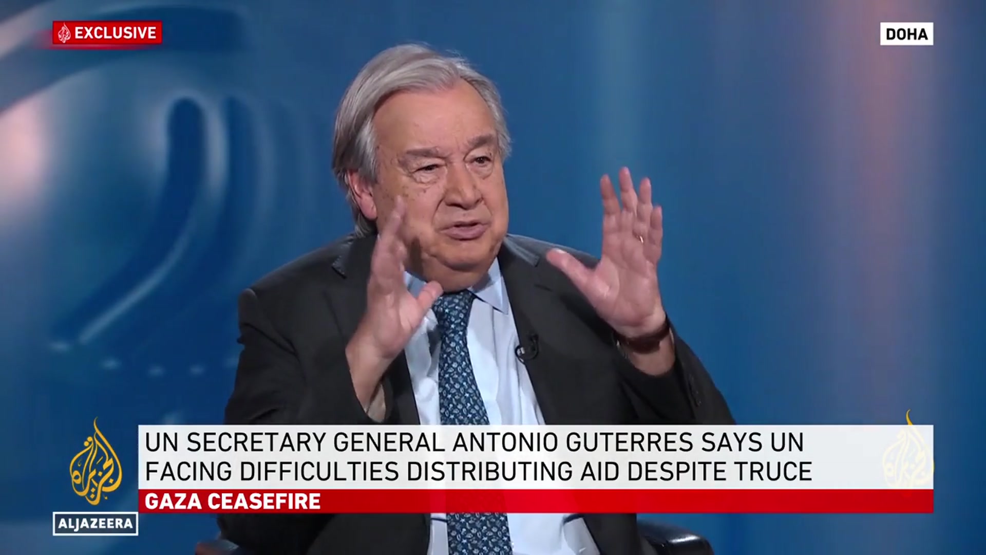 'Video thumbnail for Gaza hunger persists despite ceasefire, UN warns of worsening aid crisis'