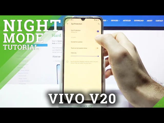 Video thumbnail for How to Activate Eye Comfort Mode on VIVO V20 - Turn Eye Comfort Mode On