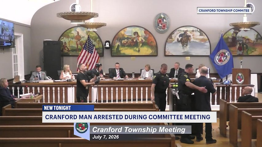 Video thumbnail for ‘My name is Bong-Holeo.’ Strange cast of characters disrupts Cranford township meeting