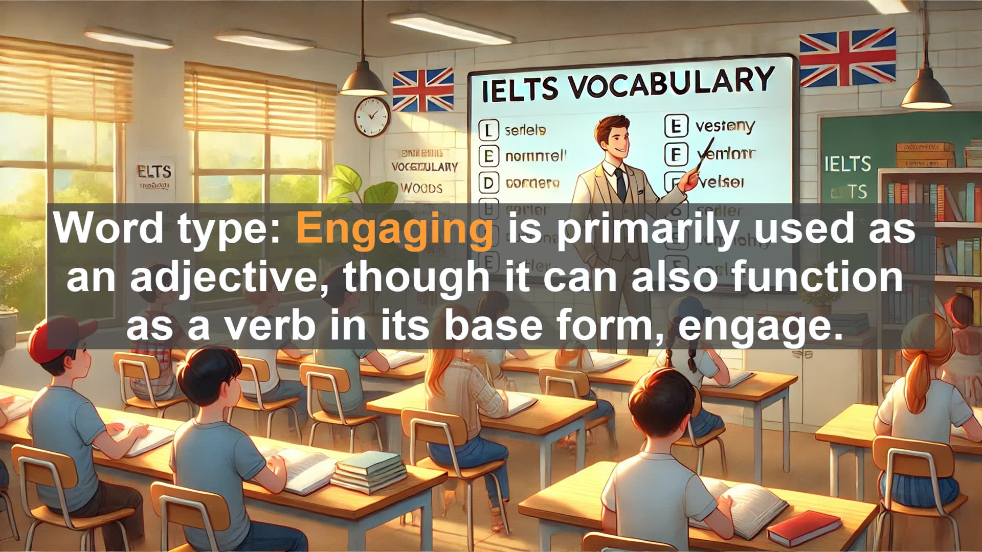 'Video thumbnail for 5000 Must Know IELTS 8.0 Vocabulary - Mastering 'Engaging': Boost Your IELTS Score'