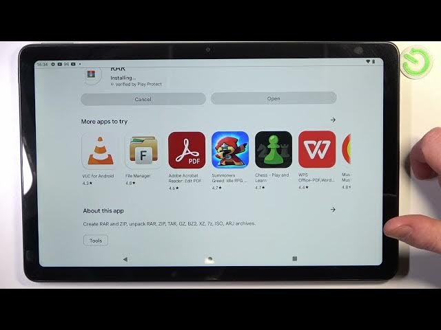 Video thumbnail for How to Get Rar Zip Packing Unpacking App in Nokia T21 - Install Zip Packing Unpacking App