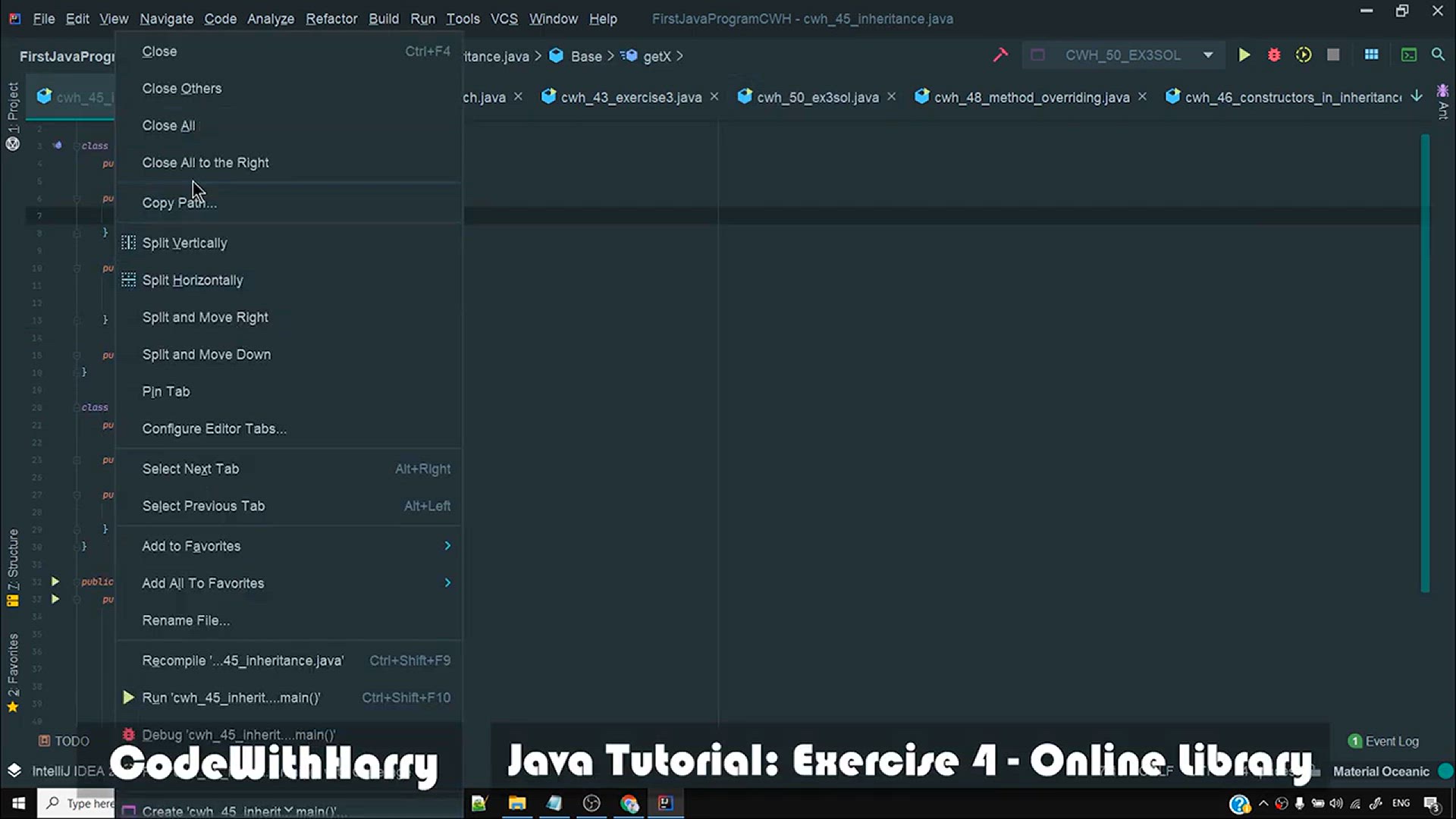 'Video thumbnail for Java Tutorial_ Exercise 4 - Online Library'