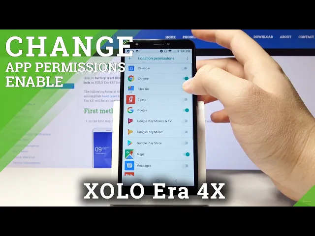 Video thumbnail for How to Change App Permissions in XOLO Era 4X – Manage App Permissions