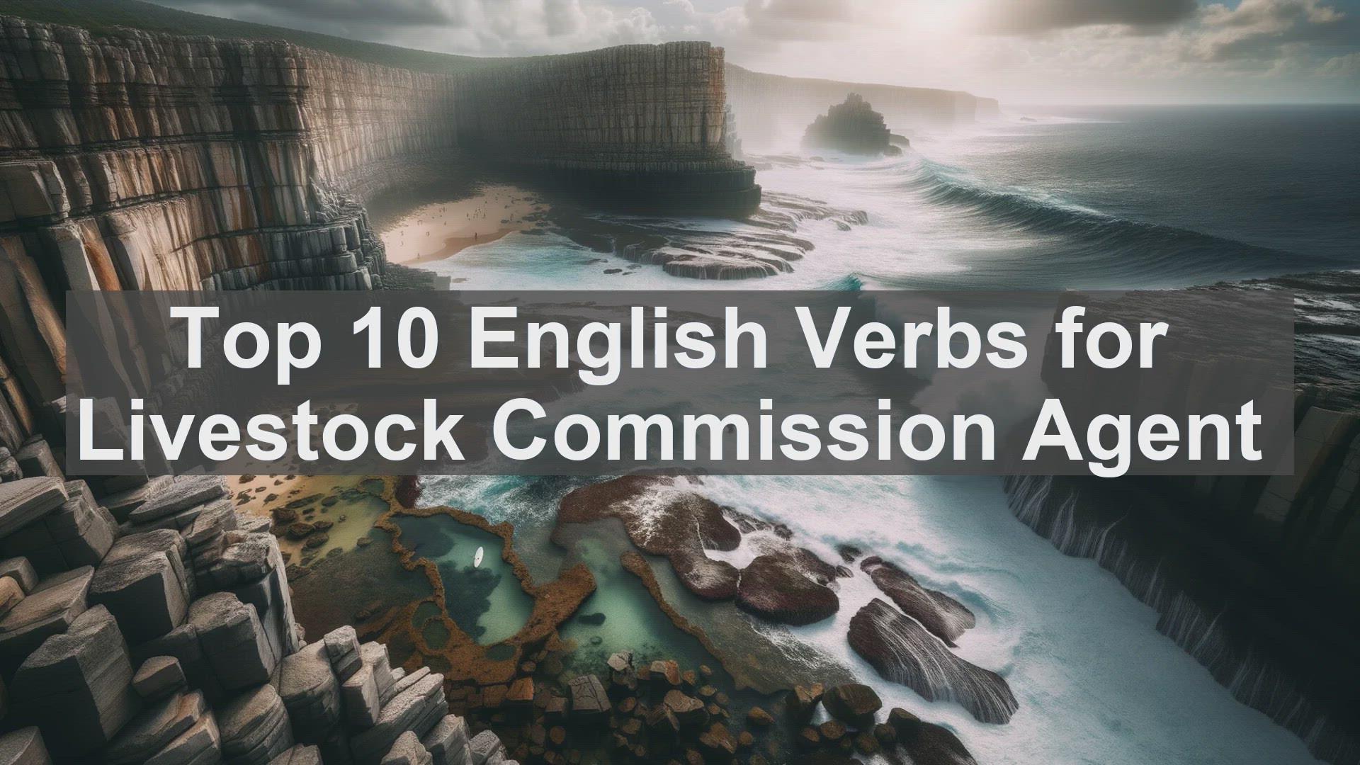 'Video thumbnail for Top 10 English Verbs for Livestock Commission Agent'