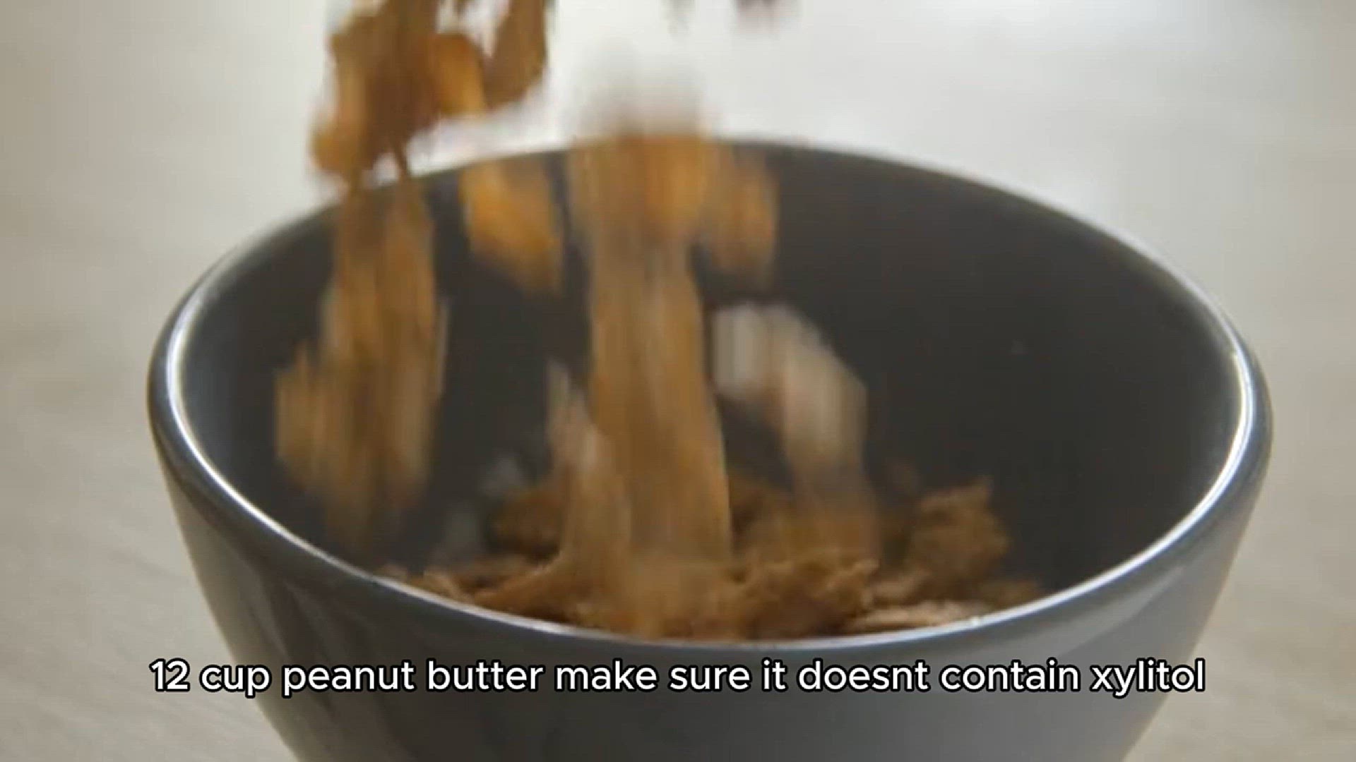 Video thumbnail for dog treat recipe