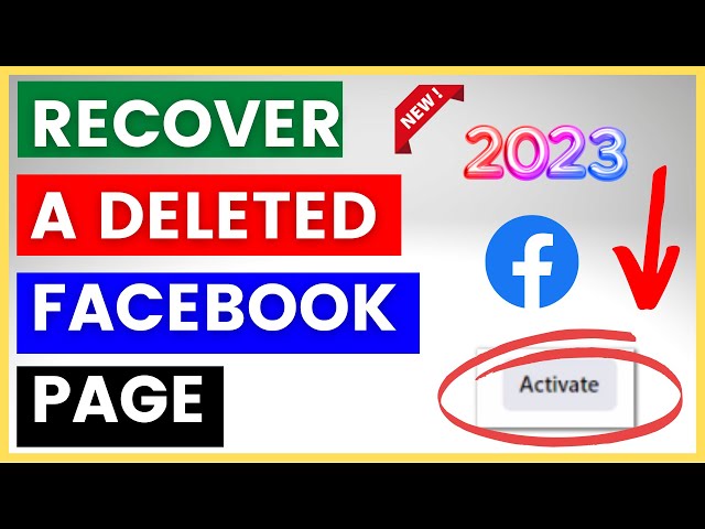 Video thumbnail for (NEW Method) How To Recover A Deleted Facebook Page? [in 2025]