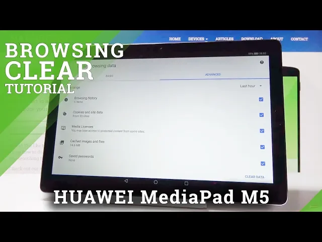 Video thumbnail for How to Clear Browsing Data in HUAWEI MediaPad M5 - Reset Browsing Data
