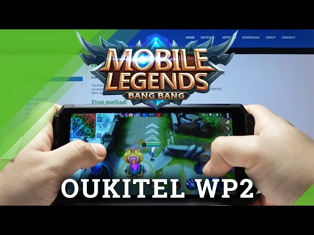 Video thumbnail for Test Mobile Legends on OUKITEL WP2 - Check OUKITEL Game Performance