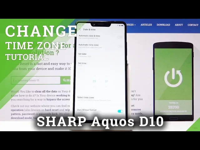 Video thumbnail for How to Set Up Date & Time in Sharp D10 - Update Time & Date Settings
