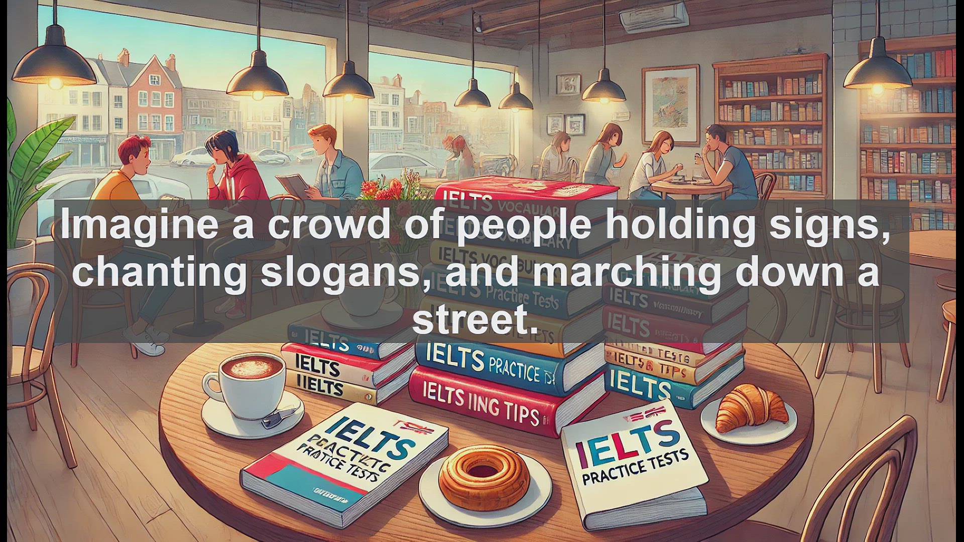 'Video thumbnail for 2500 Must Know IELTS 6.5 Vocabulary - Understanding 'Protester': Key Vocabulary for IELTS Success'