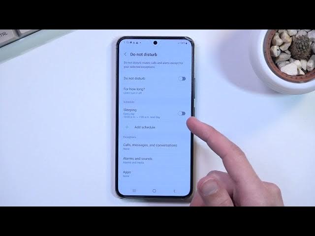 Video thumbnail for How to Enable Do Not Disturb Mode on Samsung Galaxy S22 - Manage Silent Mode