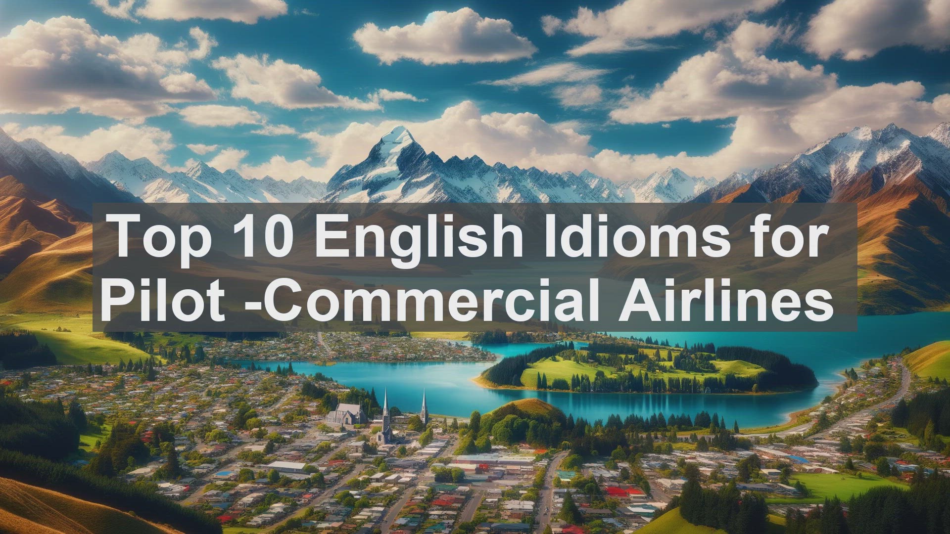 'Video thumbnail for Top 10 English Idioms for Pilot Commercial Airlines'