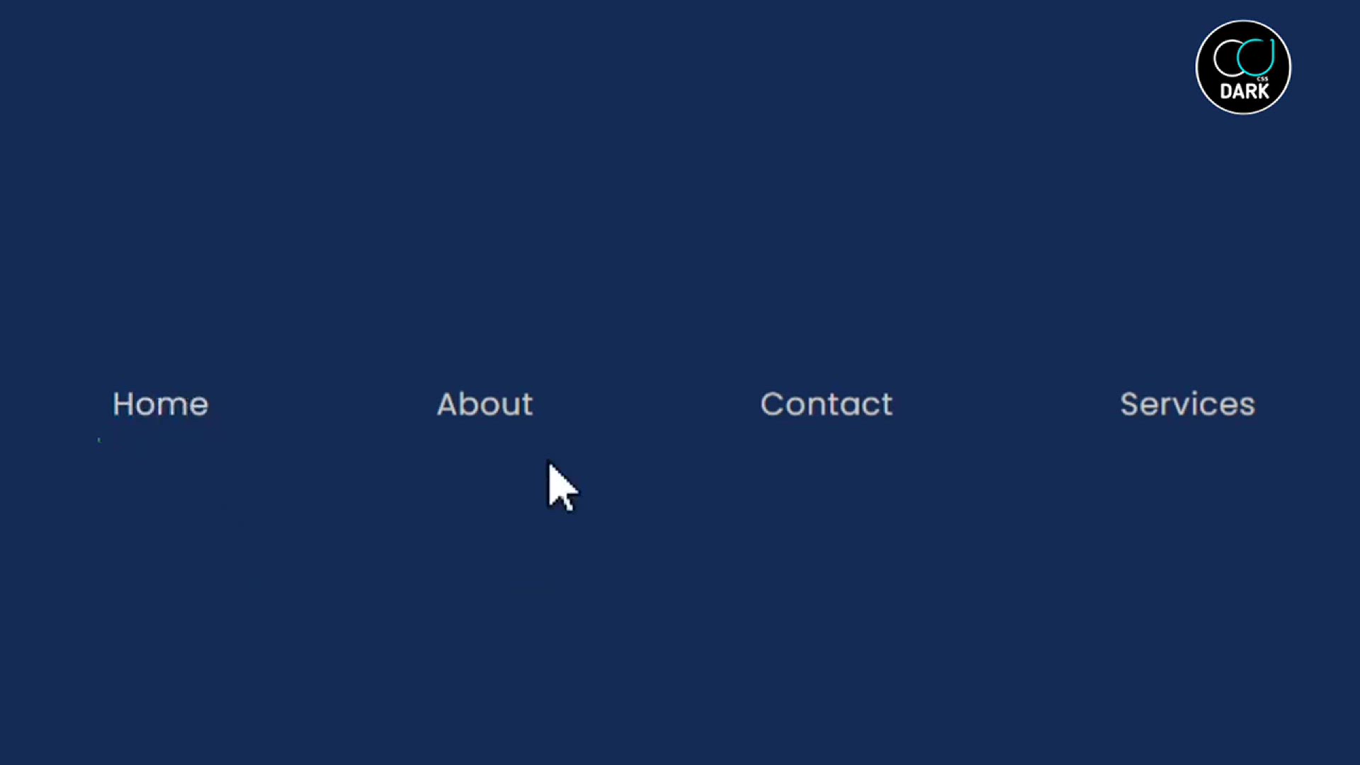 'Video thumbnail for Menu Underline Link with Hover Effect using Html and CSS'