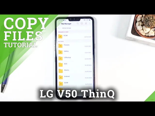 Video thumbnail for How to Copy Files in LG V50 ThinQ – Move Media
