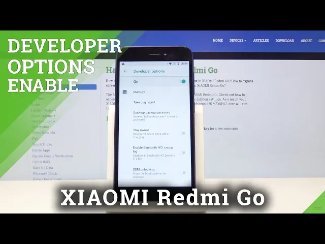 Video thumbnail for How to Activate Developer Options in XIAOMI Redmi Go - OEM Unlock & USB Debugging