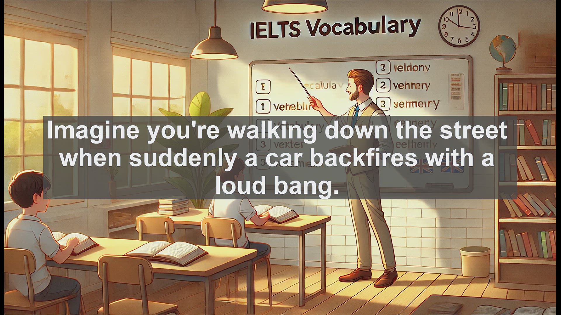 'Video thumbnail for 2500 Must Know IELTS 6.5 Vocabulary - Understanding 'Shock': A Key Word for IELTS Success'
