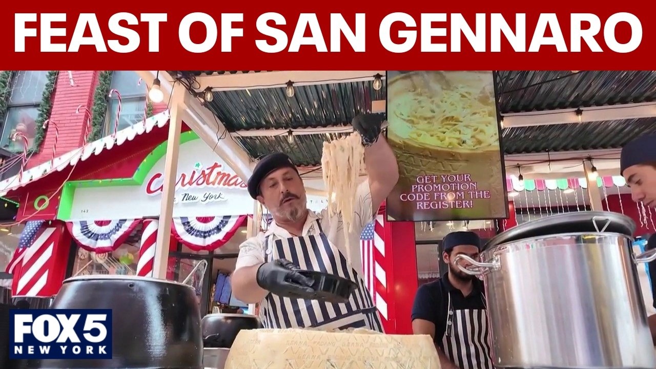 Video thumbnail for The Feast of San Gennaro celebrates 100 years