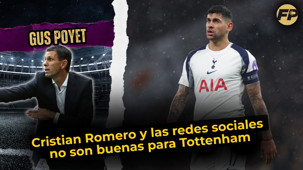 'Video thumbnail for Gus Poyet: Cristian Romero y las redes sociales no son buenas para Spurs'