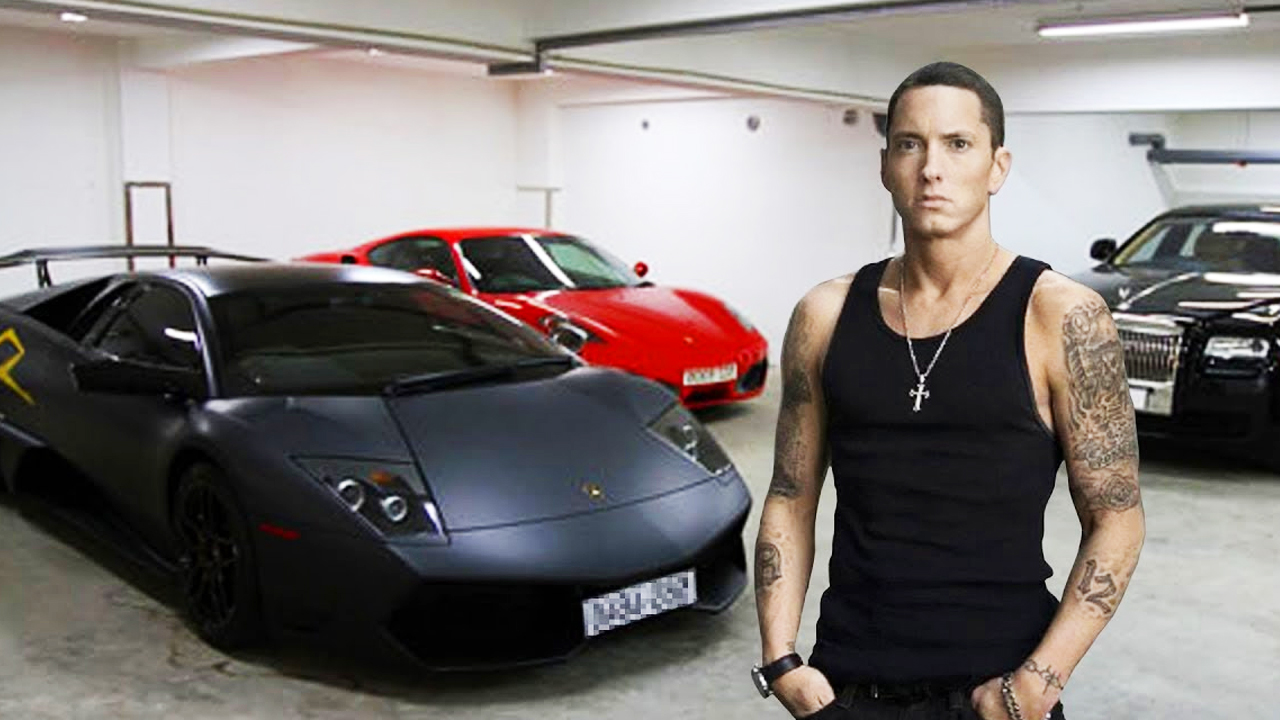 Video thumbnail for How Eminem enjoys his wealth
