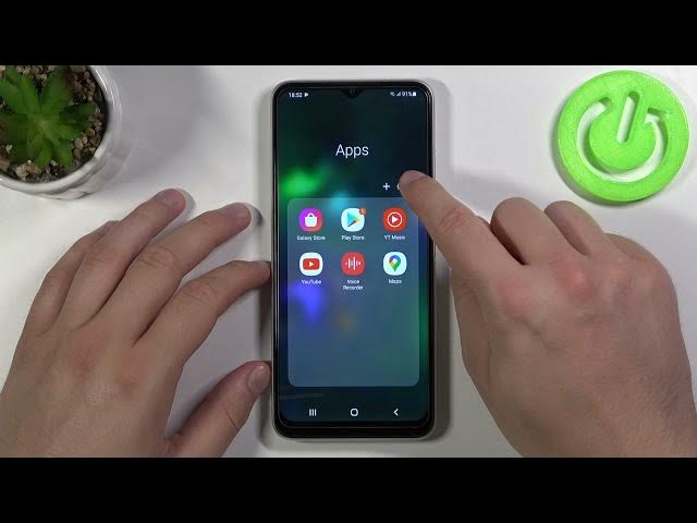 Video thumbnail for How to Create Folder on SAMSUNG Galaxy A22 5G Home Screen - Organize Apps into Folders on Galaxy A22