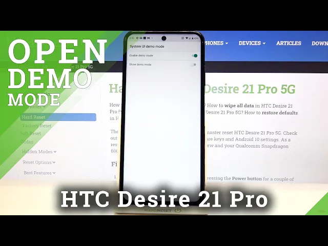 Video thumbnail for How to Activate Demo Mode in HTC Desire 21 Pro 5G - Floor / Kiosk Mode