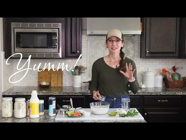 Video thumbnail for Best Homemade Ranch Dressing Recipe ¦ Easy, Healthy & Flavorful ¦ Greek Yogurt 720p 30fps