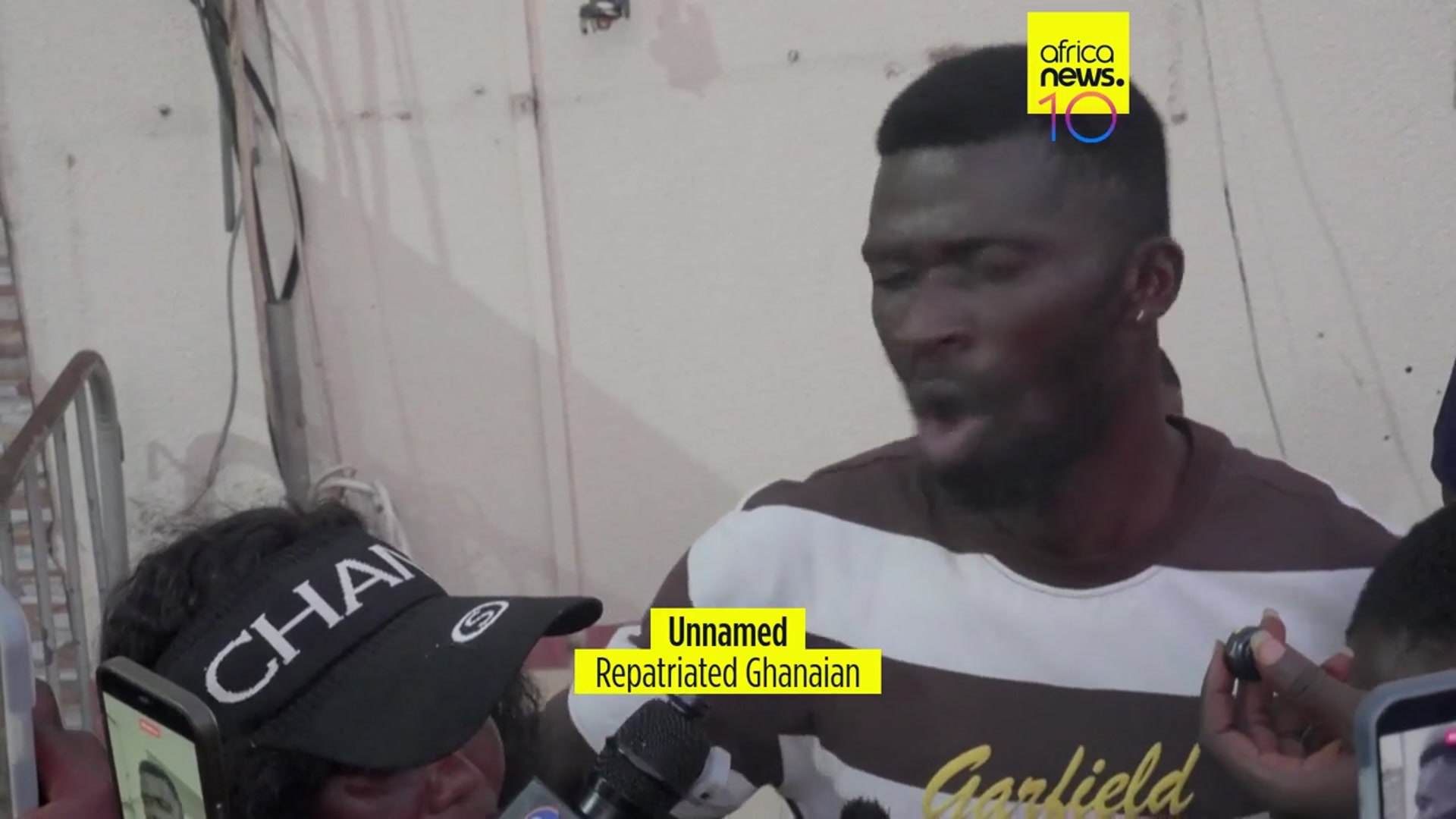 Video thumbnail for First group of Ghanaians to be repatriated from South Africa arrive home