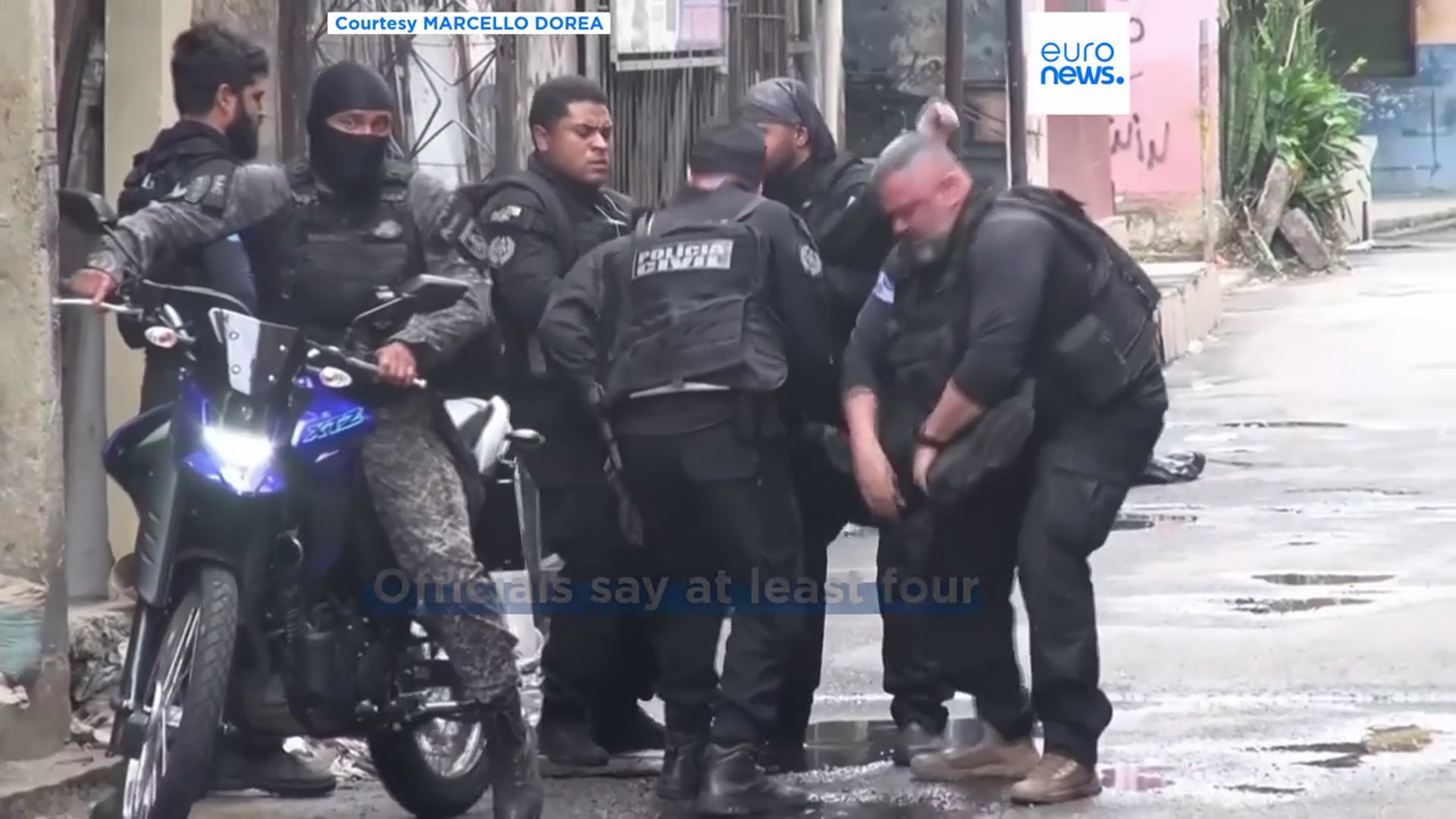 'Video thumbnail for Brazil police raid on Rio drug trafficking gang leaves at least 64 people dead'