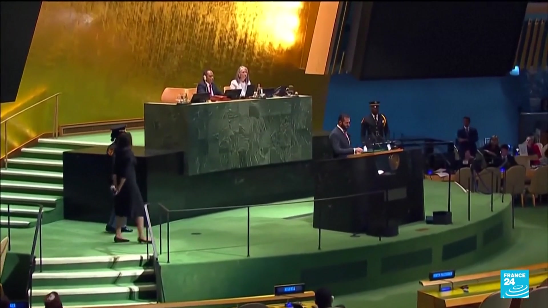 'Video thumbnail for Syrian president al-Sharaa arrives in US for landmark White House visit'