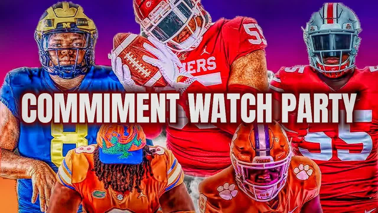 'Video thumbnail for 4 star Recruit, Kayden Mcdonald commiment watch party.. Where does he go?'