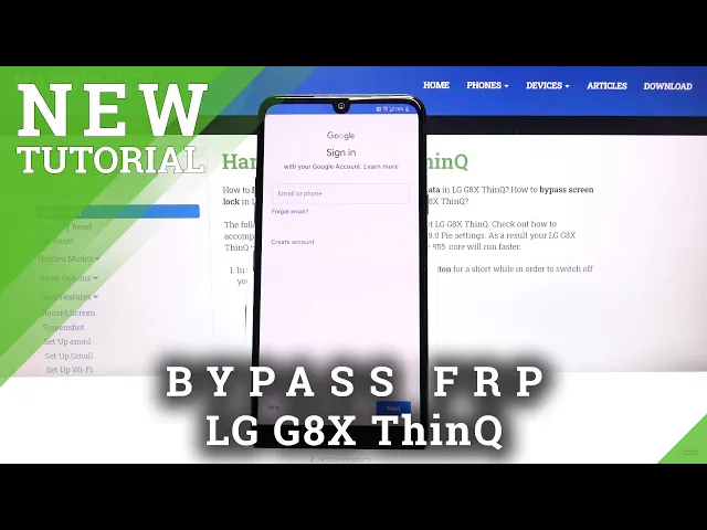 Video thumbnail for How to Unlock FRP in LG G8X ThinQ - Bypass Google Verification