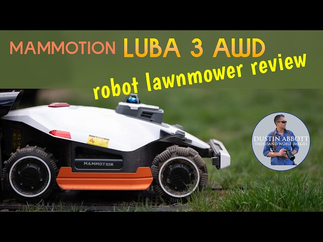 Video thumbnail for Mammotion LUBA 3 AWD Robot Lawnmower Review + Demonstration