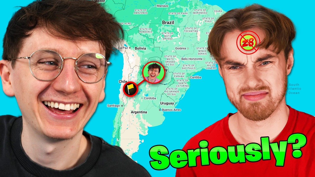 Video thumbnail for Geoguessr but the pro can't guess until round 4