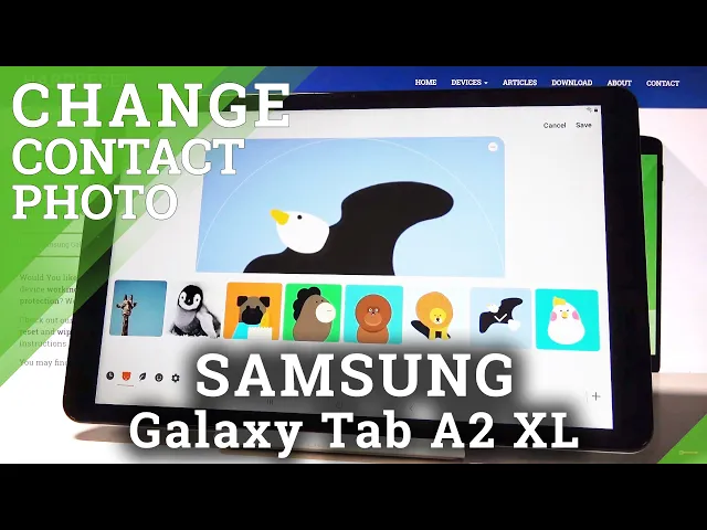 Video thumbnail for Personalize Contact in SAMSUNG Galaxy Tab A2 XL - Add Contact Photo