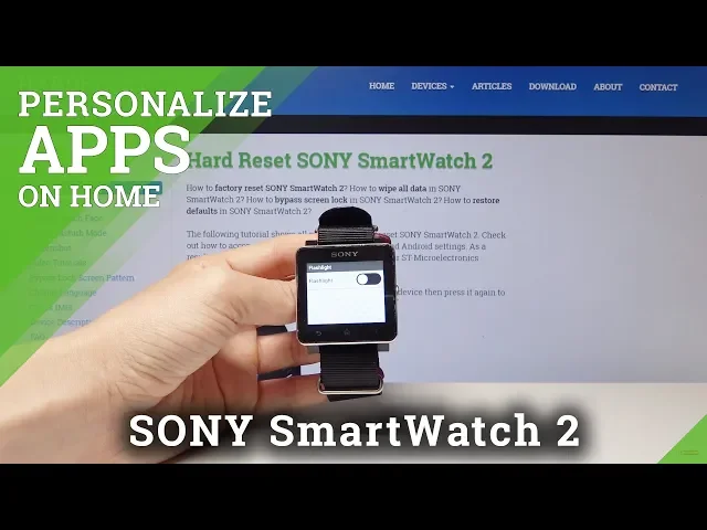Video thumbnail for How to Personalize Apps on Home Screen in Sony SmartWatch 2