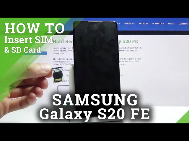 Video thumbnail for How to Insert SIM & SD to SAMSUNG Galaxy S20 FE – Find Cards Slot