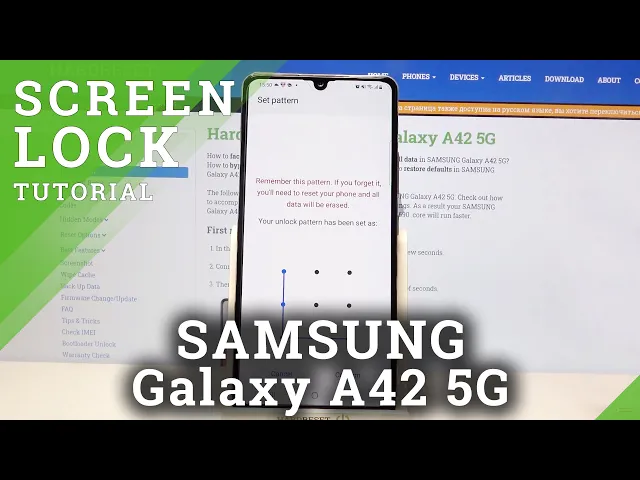 Video thumbnail for How to Set Up Screen Lock on SAMSUNG Galaxy A42 5G– Change Screen Lock