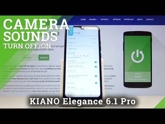 Video thumbnail for How to Activate / Deactivate Camera Sounds in KIANO Elegance 6.1 Pro – Personalize Camera Sounds
