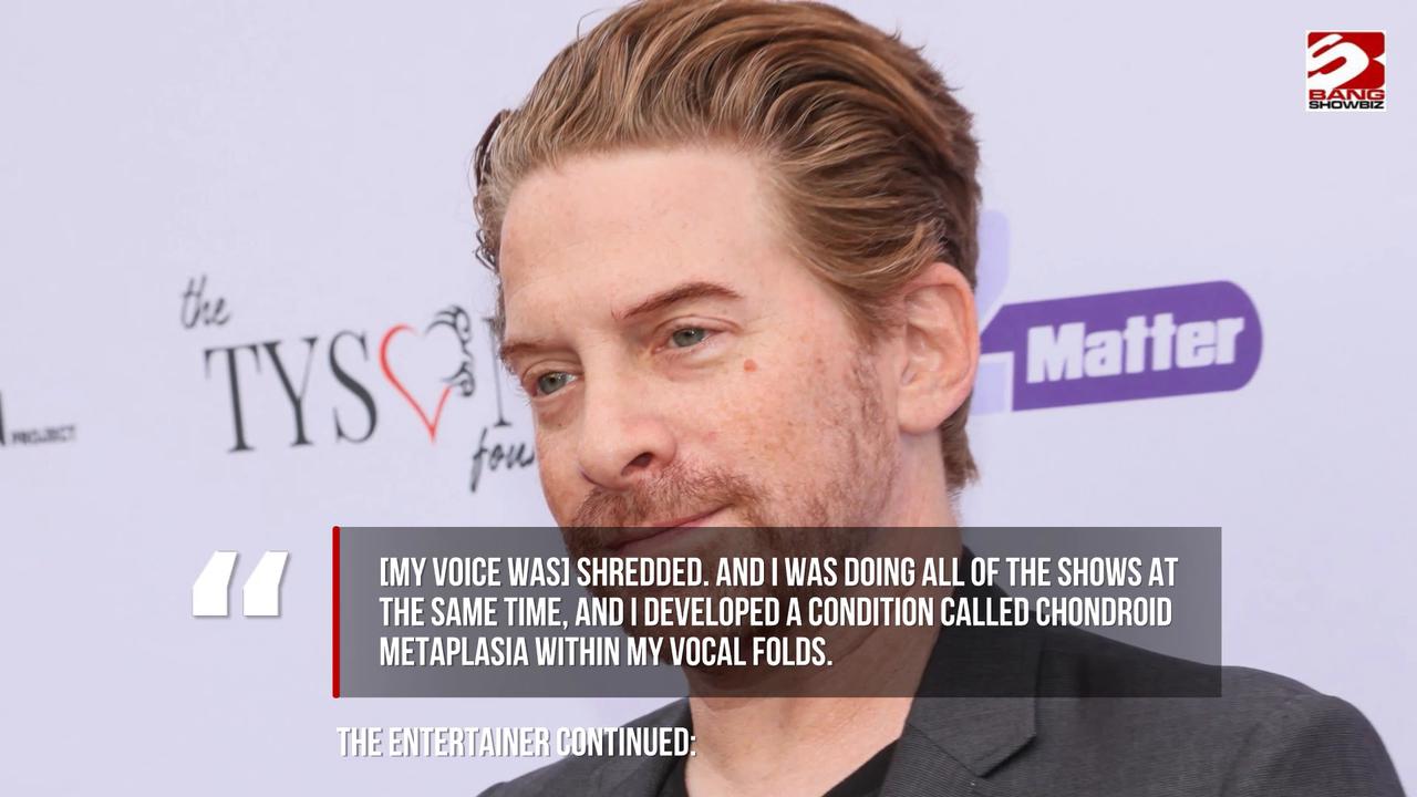 Video thumbnail for Seth Green "shredded" his vocal cords