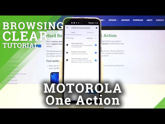 Video thumbnail for Hot to Clear Browser in MOTOROLA One Action – Delete Browser History