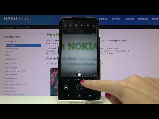 Video thumbnail for How to Take Burst Shot on NOKIA XR20 - Burst Mode