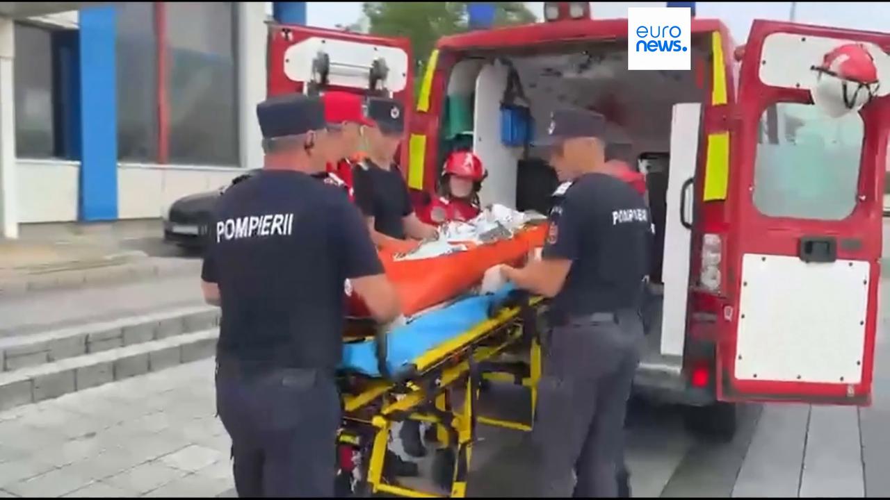 Video thumbnail for Three wounded in strike on Ukraine-bound LPG tanker off Romania in the Black Sea