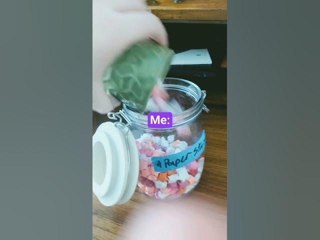 Video thumbnail for I think I like making paper stars #paperart #paperstars #fyp #craft #nicknacks