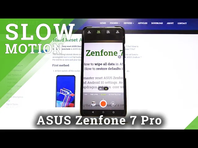 Video thumbnail for How to Slow Down Video in ASUS Zenfone 7 Pro - Record Slow Motion