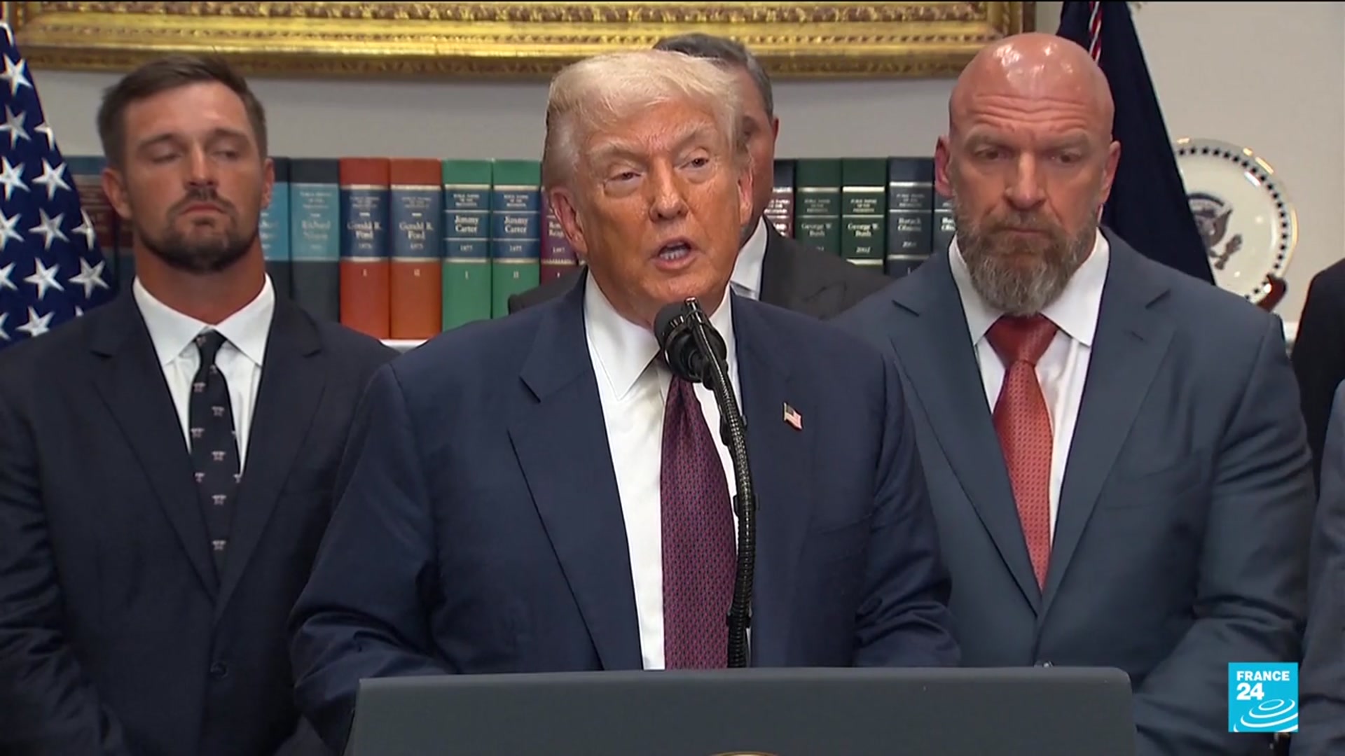 'Video thumbnail for US President Donald Trump hits dozens of countries with steep duties'