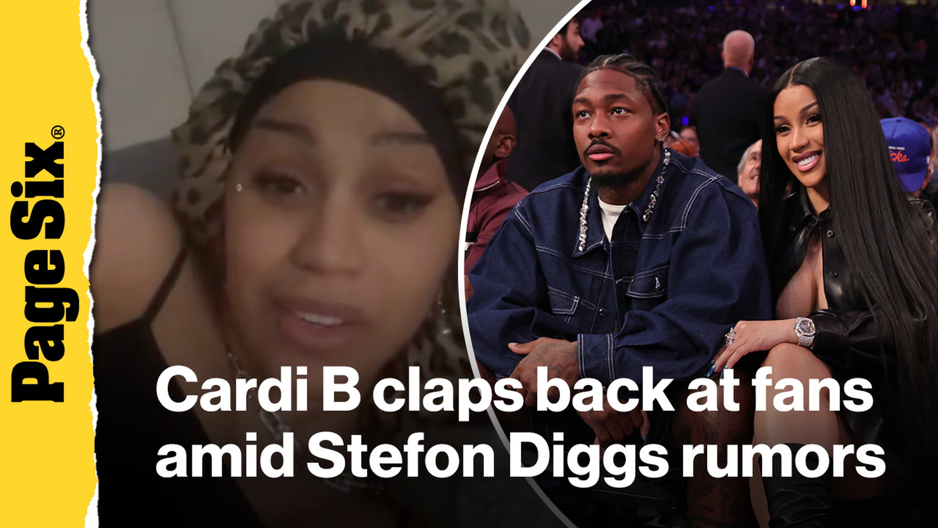 Video thumbnail for Cardi B claps back at fans amid Stefon Diggs Christmas rumors and assault allegations